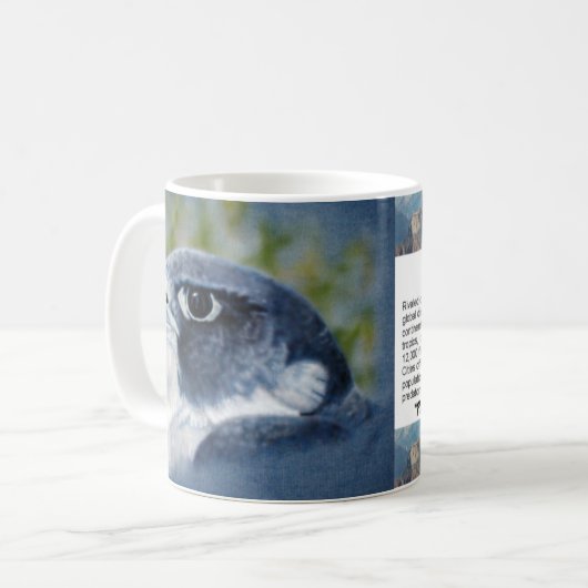 Peregrine Falcon Tasse (Vorderseite Links)