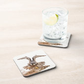 Peregrine Falcon Untersetzer (Rechte Seite)