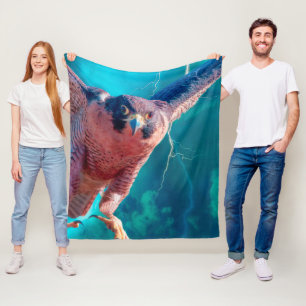 Peregrine Falcon WINGS of MERCURY Fleecedecke