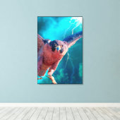 Peregrine Falcon WINGS of MERCURY Leinwanddruck (Insitu (Holzboden))