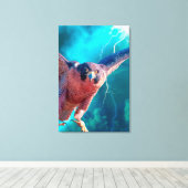Peregrine Falcon WINGS of MERCURY Leinwanddruck (Insitu (Holzboden))