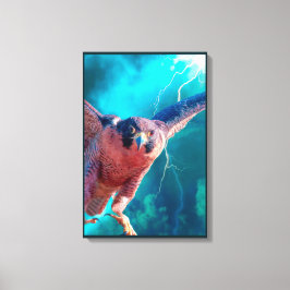 Peregrine Falcon WINGS von MERCURY Canvas Print Leinwanddruck