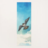 Peregrine falcon  yogamatte (Rückseite)