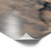 Peregrine Falcons On The Rocks Fotodruck (Ecke)