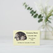 Peregrine Imitate Stickerei Visitenkarte (Stehend Vorderseite)