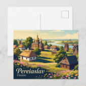Pereiaslav Ukraine Postkarte (Vorne/Hinten)