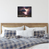 Perek Shirah - LIghtning Leinwanddruck (Insitu (Schlafzimmer))