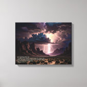 Perek Shirah - LIghtning Leinwanddruck (Vorderseite)