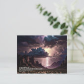 Perek Shirah - LIghtning Postkarte (Stehend Vorderseite)