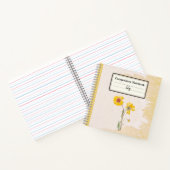 Perennial Gaillardia Blume Personalisiert Comp Notizblock (Innenseite)