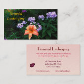 Perennial Landscaping Visitenkarte (Vorne/Hinten)