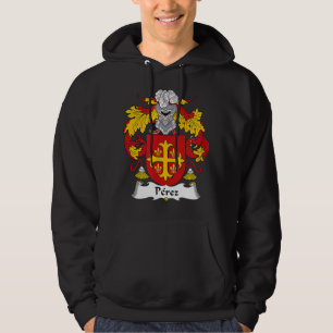 Perez Coat of Arms Familienwappen Hoodie