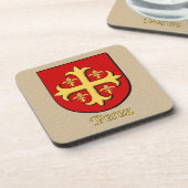 Perez Family Shield Getränkeuntersetzer (Linke Seite)