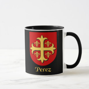 Perez Family Shield-Tasse Tasse