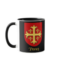 Perez Family Shield-Tasse