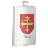 Perez Heraldic Shield Flachmann (Rechts)
