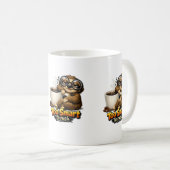 Perezoso con café – Too Smart to Rush Kaffeetasse (VorderseiteRechts)