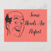 Perfect 50. Geburtstag Retro Bald Man Head Coral
