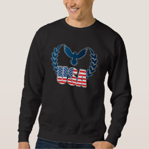 Perfect American Flag Eagle Art - US-Flagge Sweatshirt