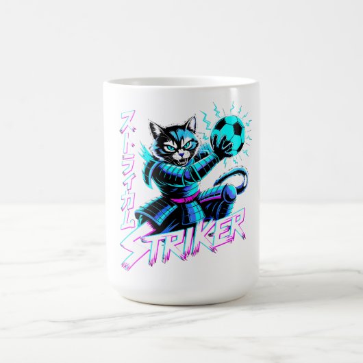 Perfect Anime Gamer Gift for Soccer Fans & Cat Lov Kaffeetasse (Mittel)