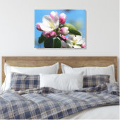 Perfect Apple Blossom Wrapped Canvas (Glanz) Leinwanddruck (Insitu (Schlafzimmer))