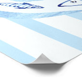 Perfect Catch Beach Fishing Bachelorette Sign Poster (Ecke)