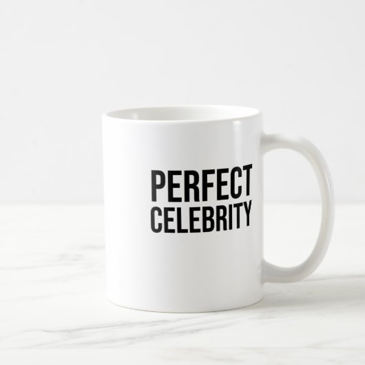 Perfect Celebrity Sticker Kaffeetasse (Rechts)