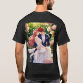 "Perfect Couple T - Shirt: Matching Designs für Si T-Shirt (Rückseite)