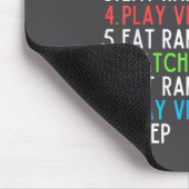 Perfect Day Anime Gaming Ramen Lover Funny Eat Sle Mousepad (Ecke)