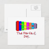 Perfect Day Xylophone Postkarte (Vorne/Hinten)