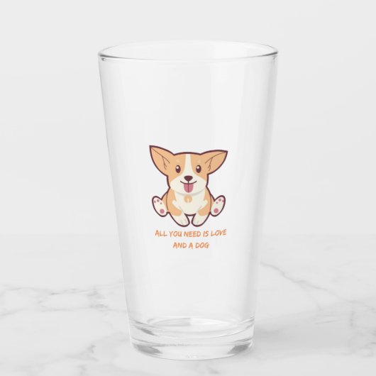 Perfect Designs for Dog Lovers & Pet Gifts Glas (Vorderseite)