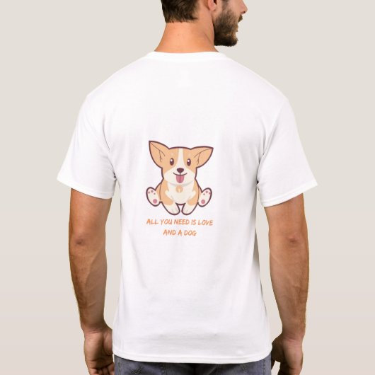 Perfect Designs for Dog Lovers & Pet Gifts T-Shirt (Rückseite)