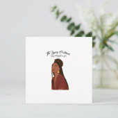 Perfect for Black History Month 2026 celebration Einladung (Stehend Vorderseite)