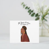 Perfect for Black History Month 2026 celebration Postkarte (Stehend Vorderseite)