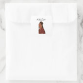 Perfect for Black History Month 2026 celebration Quadratischer Aufkleber (Tasche)