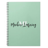 Perfect for Coding Notes & ML Projects – ML Pro Notizblock (Vorderseite)