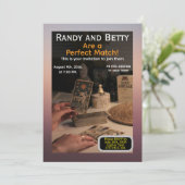 Perfect for each other Invitation Einladung (Stehend Vorderseite)