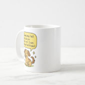 Perfect Friend Dog Kaffeetasse (Vorderseite Links)