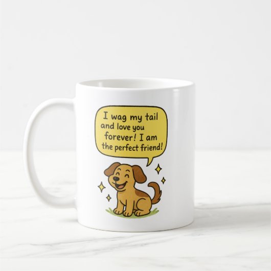 Perfect Friend Dog Kaffeetasse (Links)