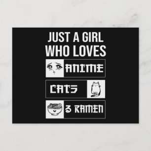 Perfect Gift Anime, Cats & Ramen Postkarte