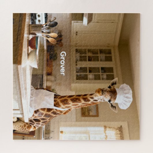 Perfect Giraffe Personalized Puzzle (Horizontal)