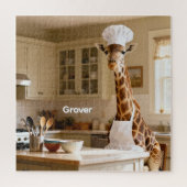 Perfect Giraffe Personalized Puzzle (Vertikal)