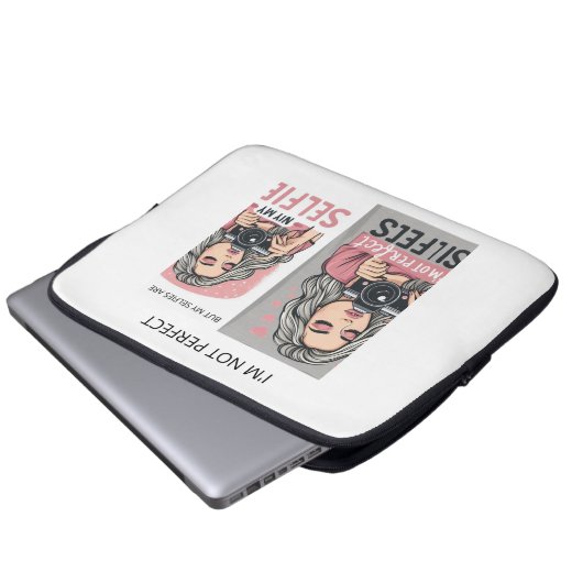 Perfect Girl Laptopschutzhülle (Vorne Knopf)