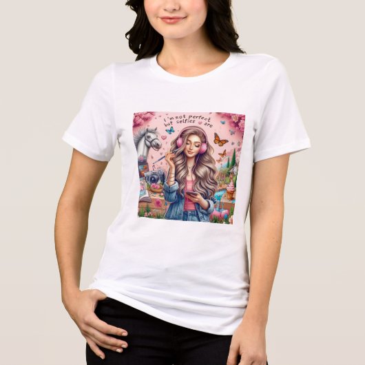 Perfect Girl Tri-Blend Shirt (Vorderseite)