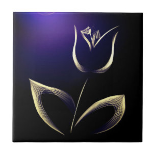 Perfect Golden Tulip Abstrakt Perfection Fliese