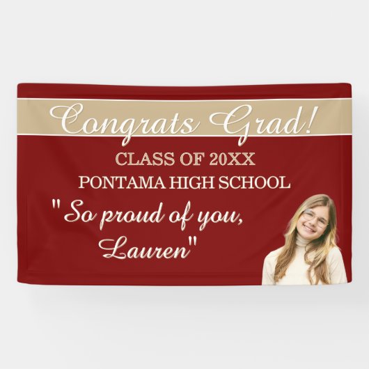 Perfect Graduation Congrats BANNER (Horizontal)