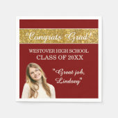 Perfect Graduation Congrats  Serviette (Vorderseite)