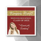 Perfect Graduation Congrats  Serviette