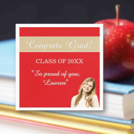 Perfect Graduation Congrats Serviette