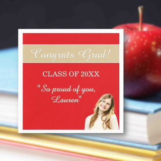 Perfect Graduation Congrats  Serviette